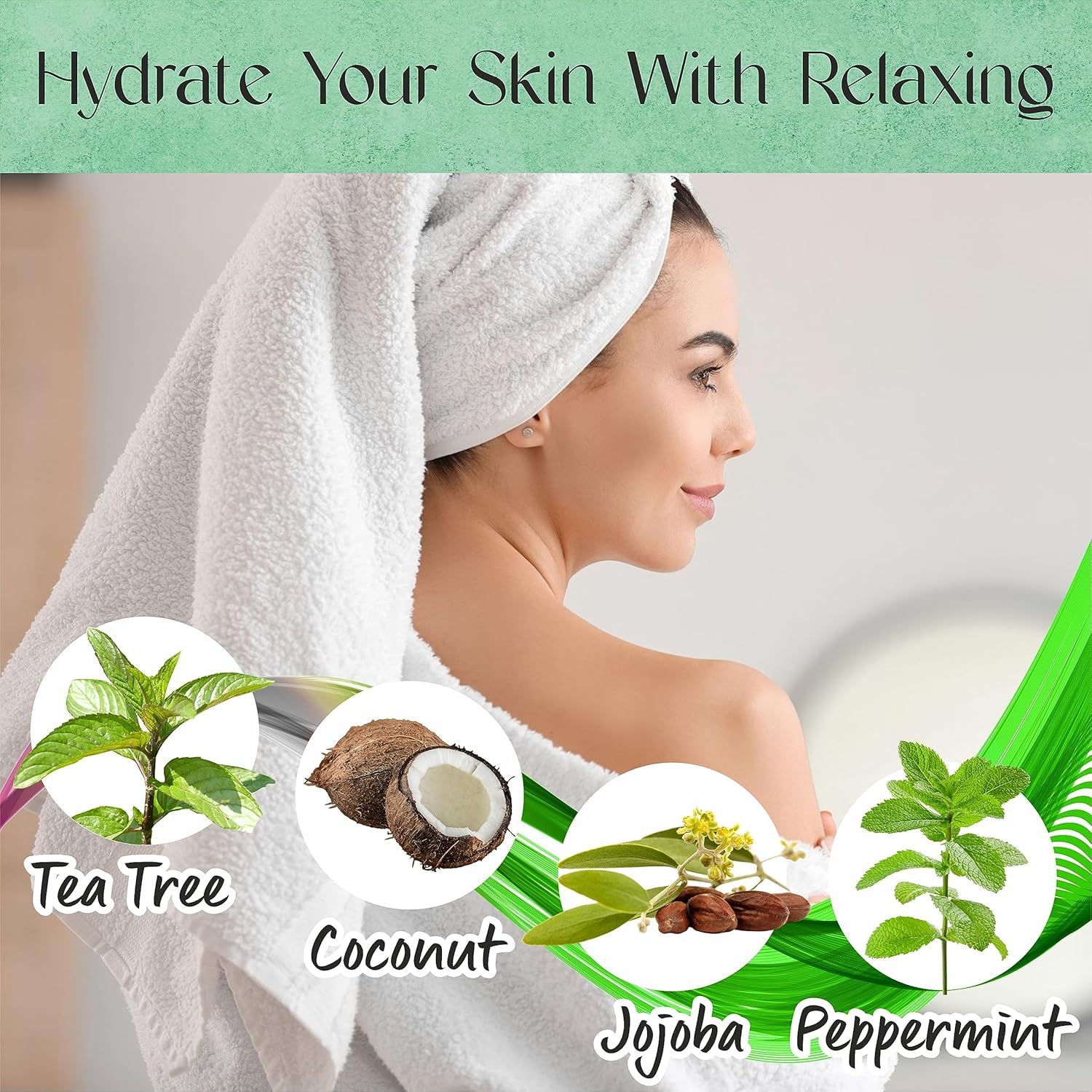 Foamy lather from AnatoliaDaphne Tea Tree Body Wash in a shower