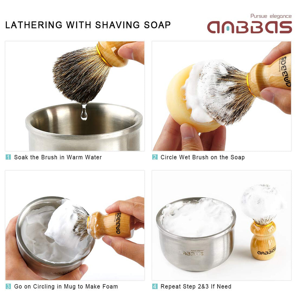 Anbbas shaving kit packaging box presents a premium gift-ready set