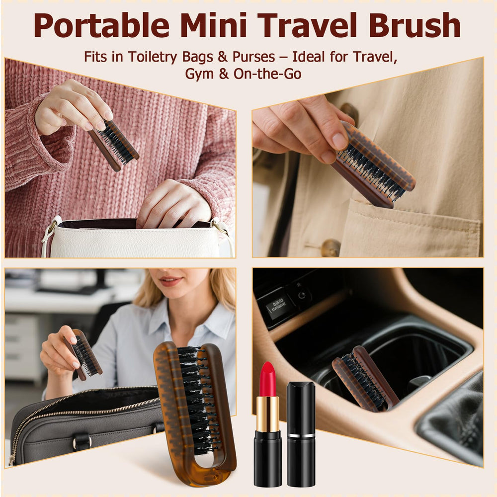 Ancable ergonomic grip demonstrated for comfortable brushing