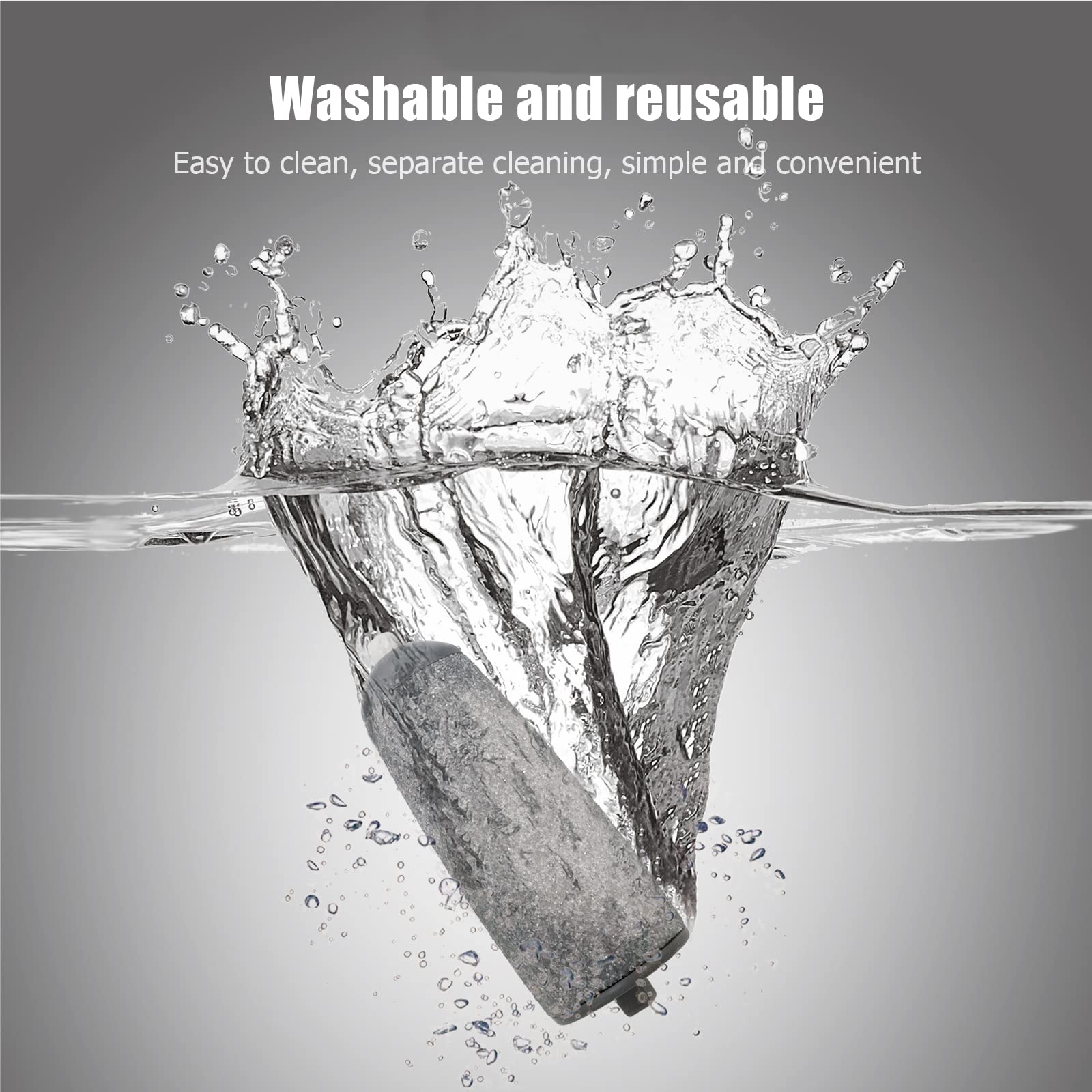 Ancable Flawless Pedi washable material for easy cleaning.