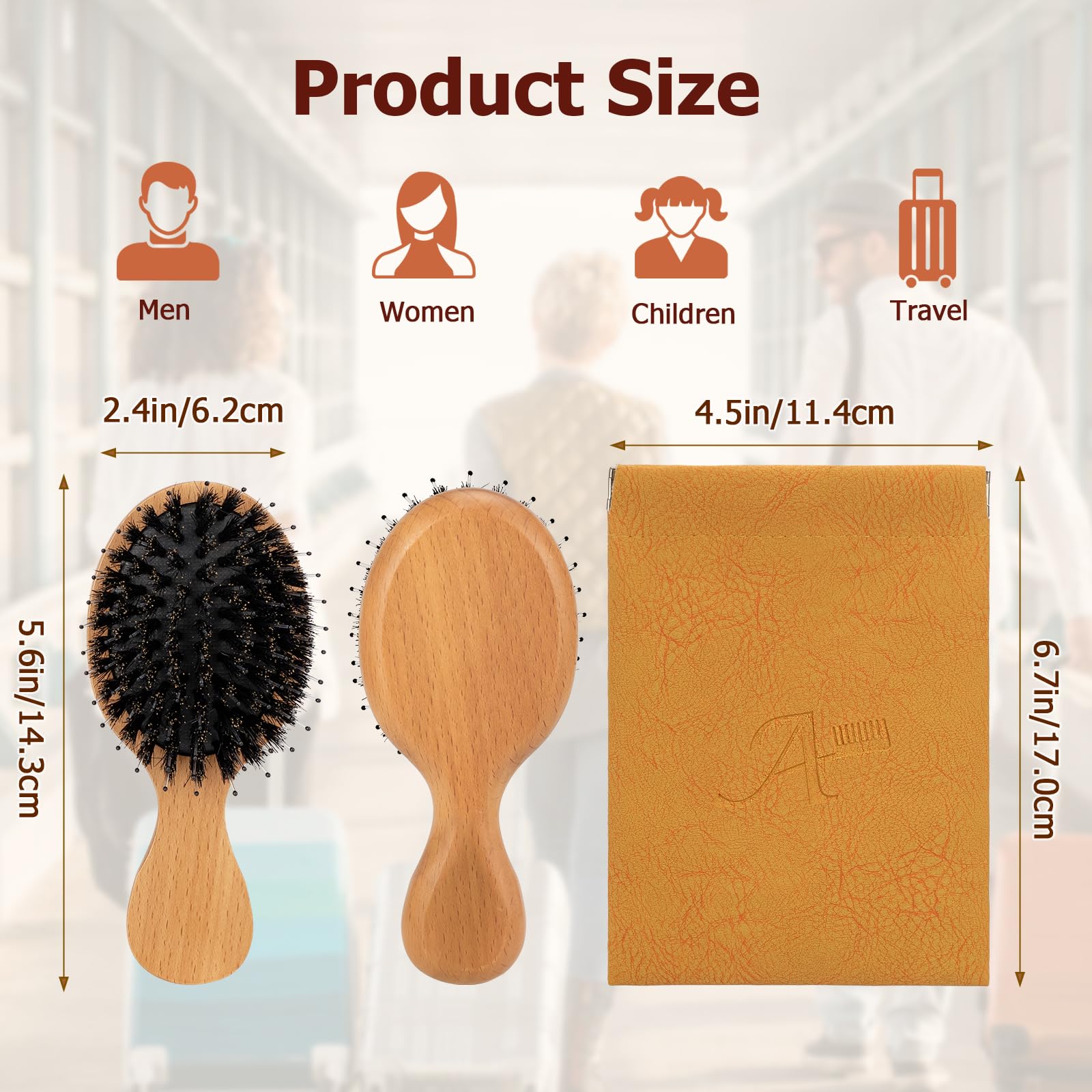 Ancable kid-friendly brush with tear-free design for gentle brushing.