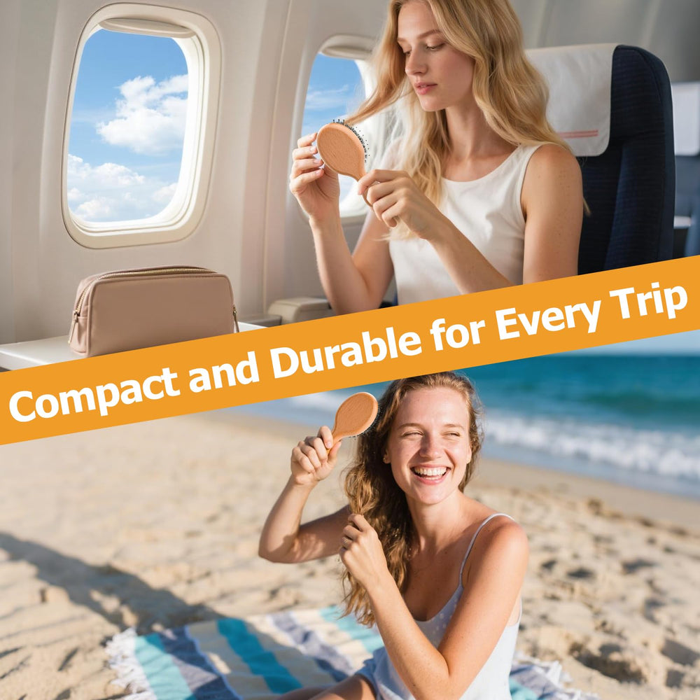 Ancable brush ideal for travel, gym, and business trips.