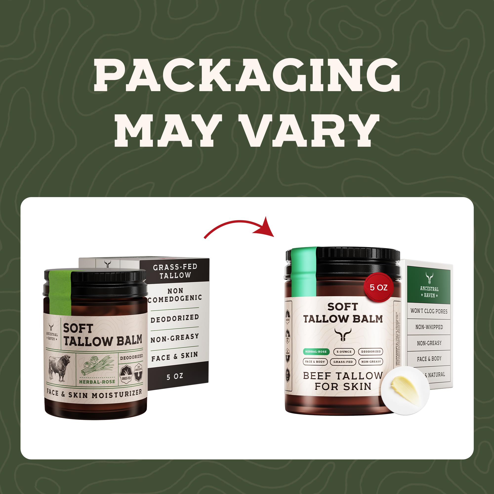 Ancestral Haven pure beef tallow ingredients close-up