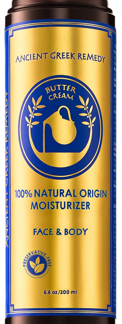 Ancient Greek Remedy Butter Cream 6.8 oz bottle delivers rich daily hydration.