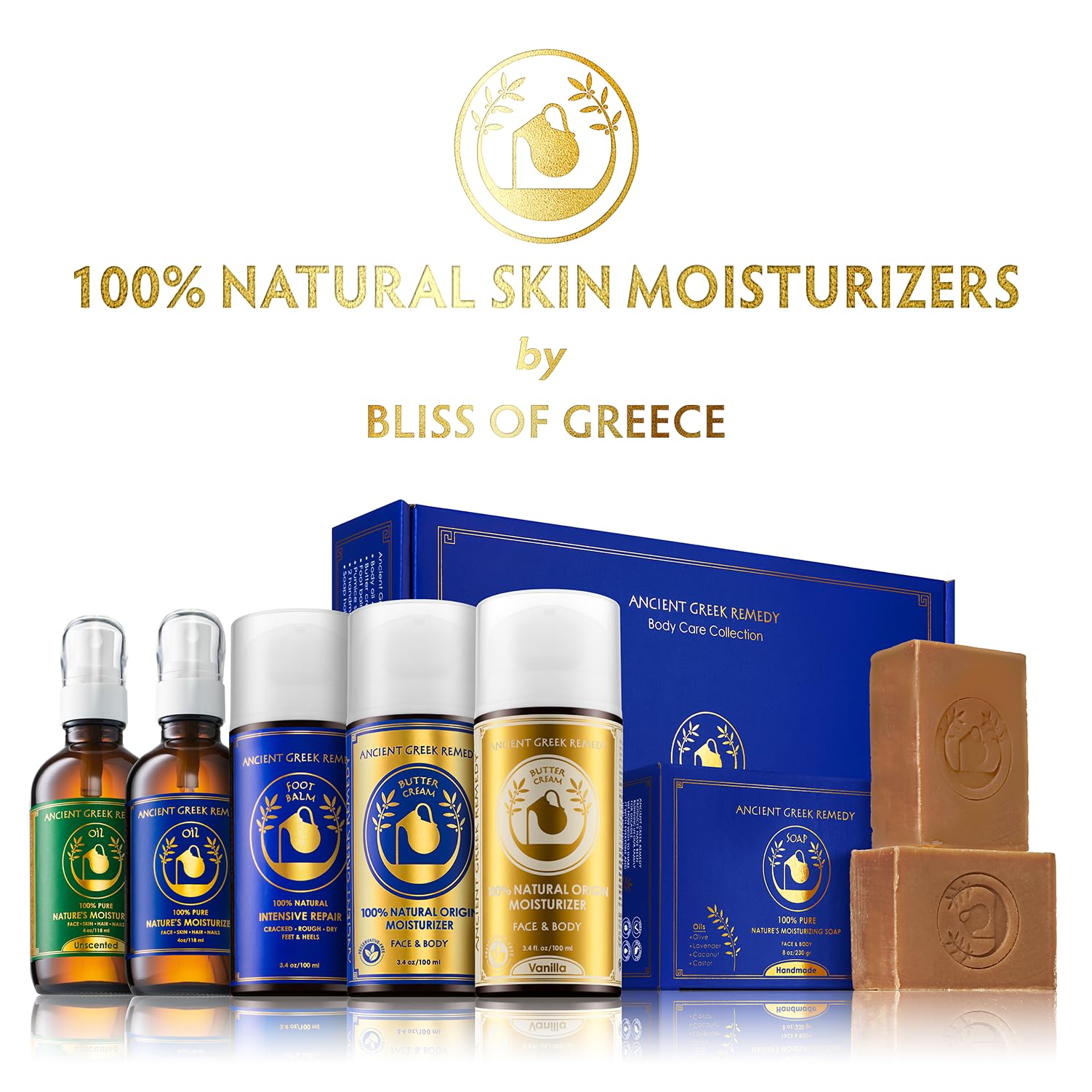Ancient Greek Remedy Vanilla Butter Cream application on damp skin after shower