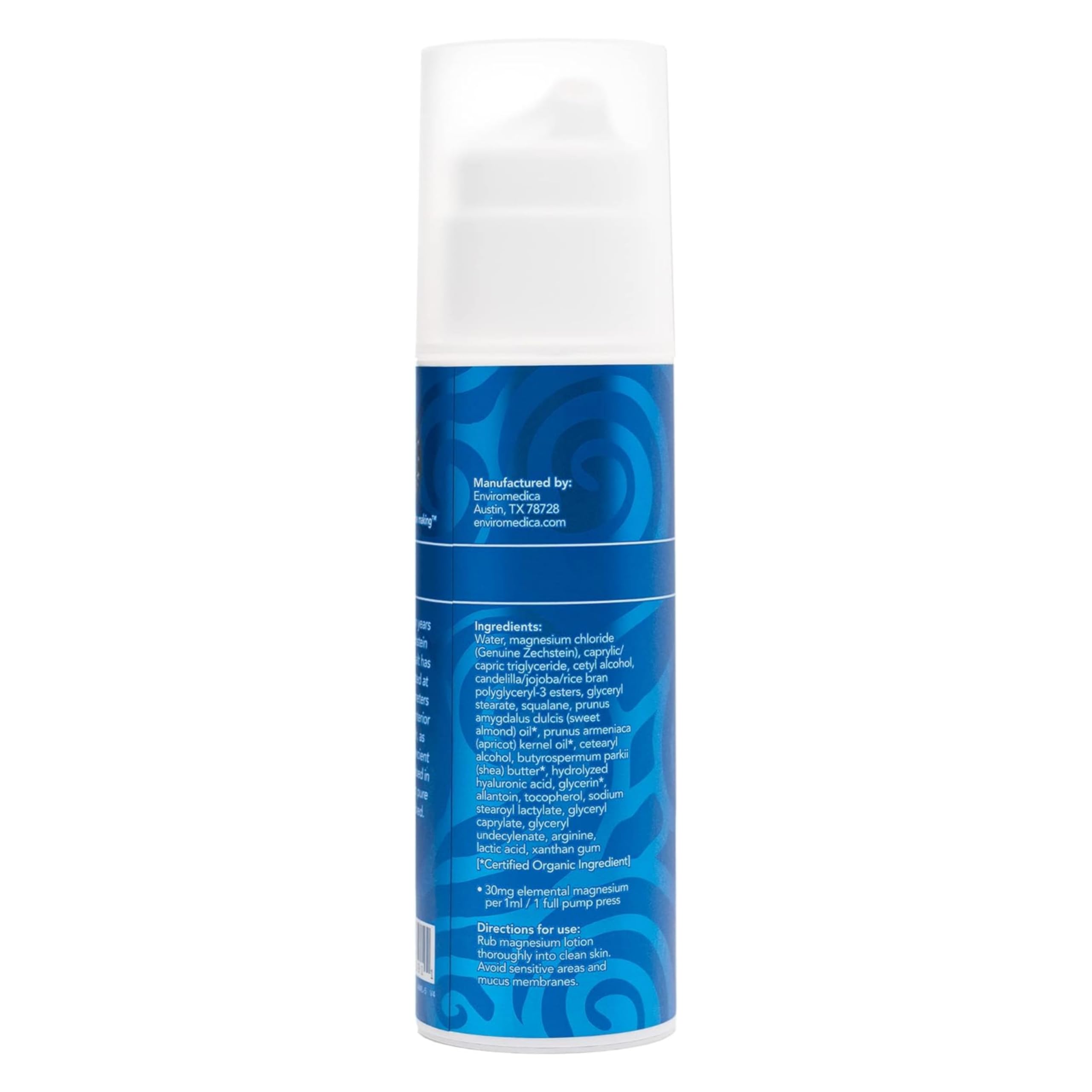 Ancient Minerals Non-Greasy Application shows fast-absorbing, clean-feel body lotion.
