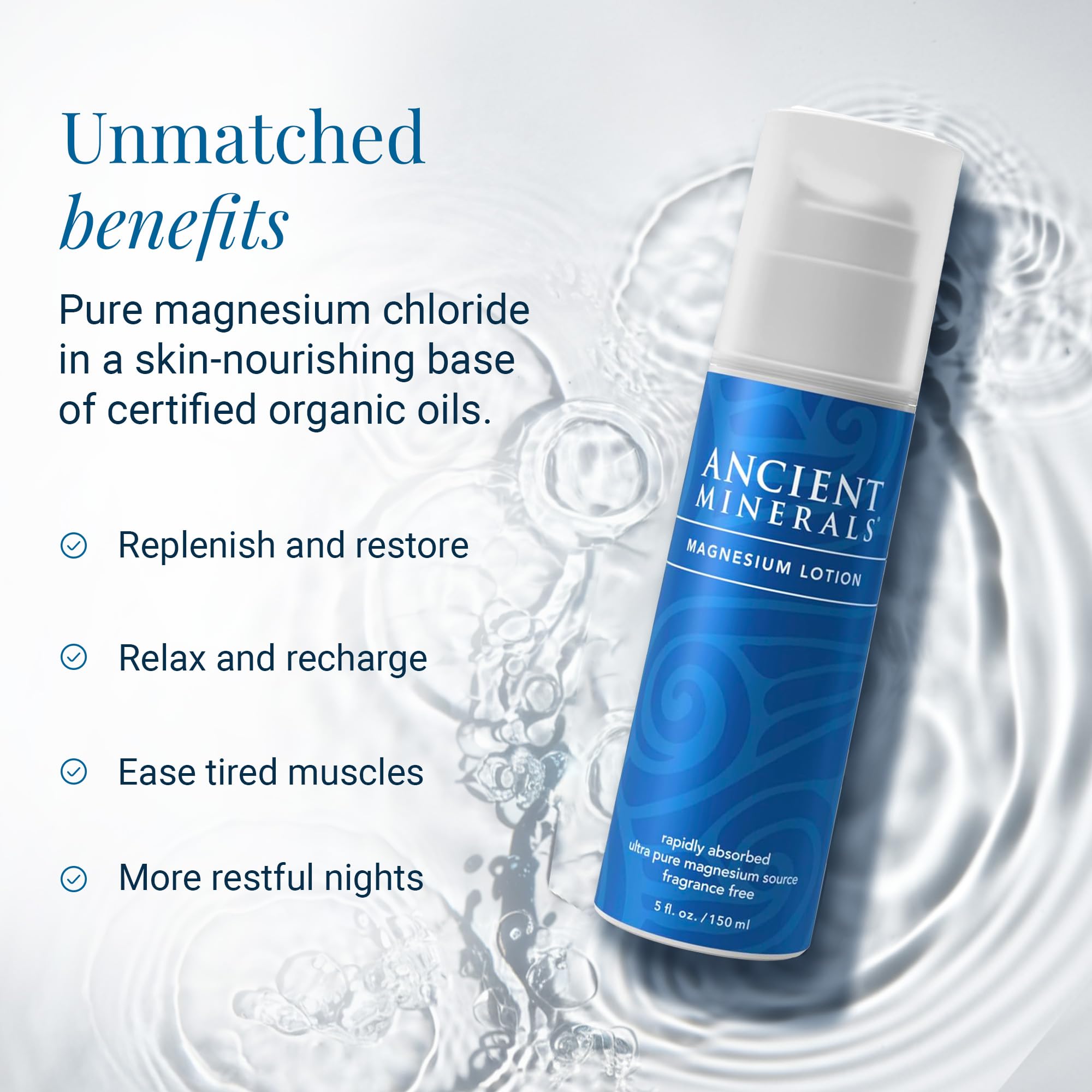 Ancient Minerals Shea Butter Rich Cream emphasizes deep moisturization and a satin-soft feel.