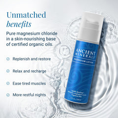 Ancient Minerals Shea Butter Rich Cream emphasizes deep moisturization and a satin-soft feel.
