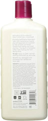 Andalou Naturals 1000 Roses Conditioner label closeup shows vegan and gluten-free formula