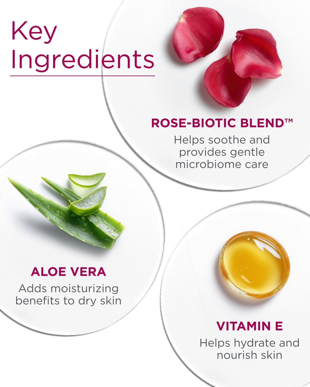Andalou Naturals 1000 Roses Rosa centifolia extract nourishes the complexion with botanicals.