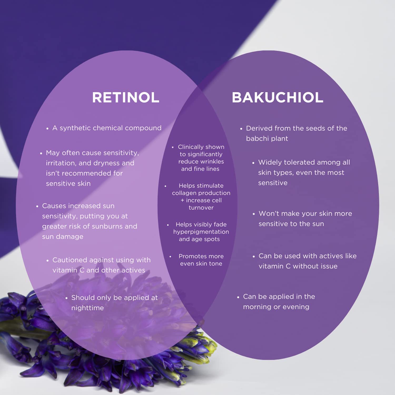 Andalou Naturals Bakuchiol plant-based alternative image suggests gentle anti-aging support.