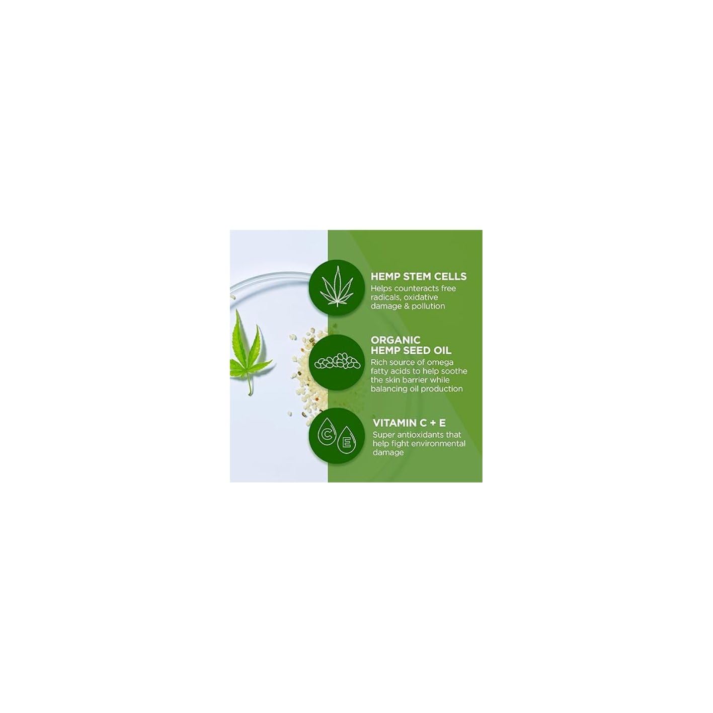 Andalou Naturals CannaCell Dreamy Night Cream ingredients panel highlights plant based antioxidants