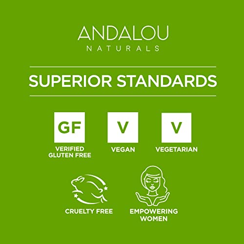 Andalou Naturals Cannacell Happy Day Cream radiant glow on the cheeks.