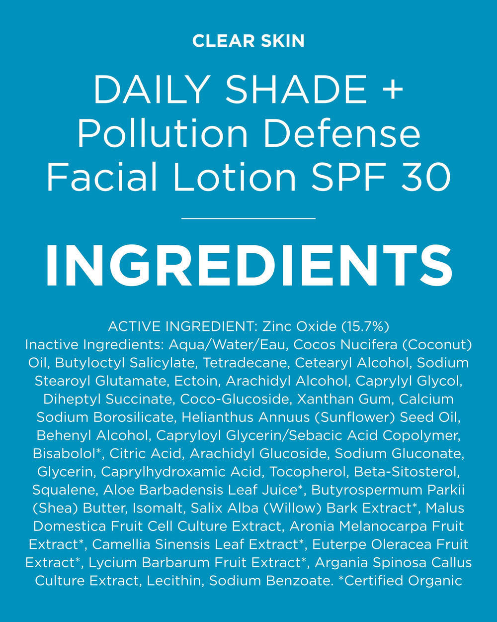 Andalou Naturals fragrance-free formula label for sensitive skin