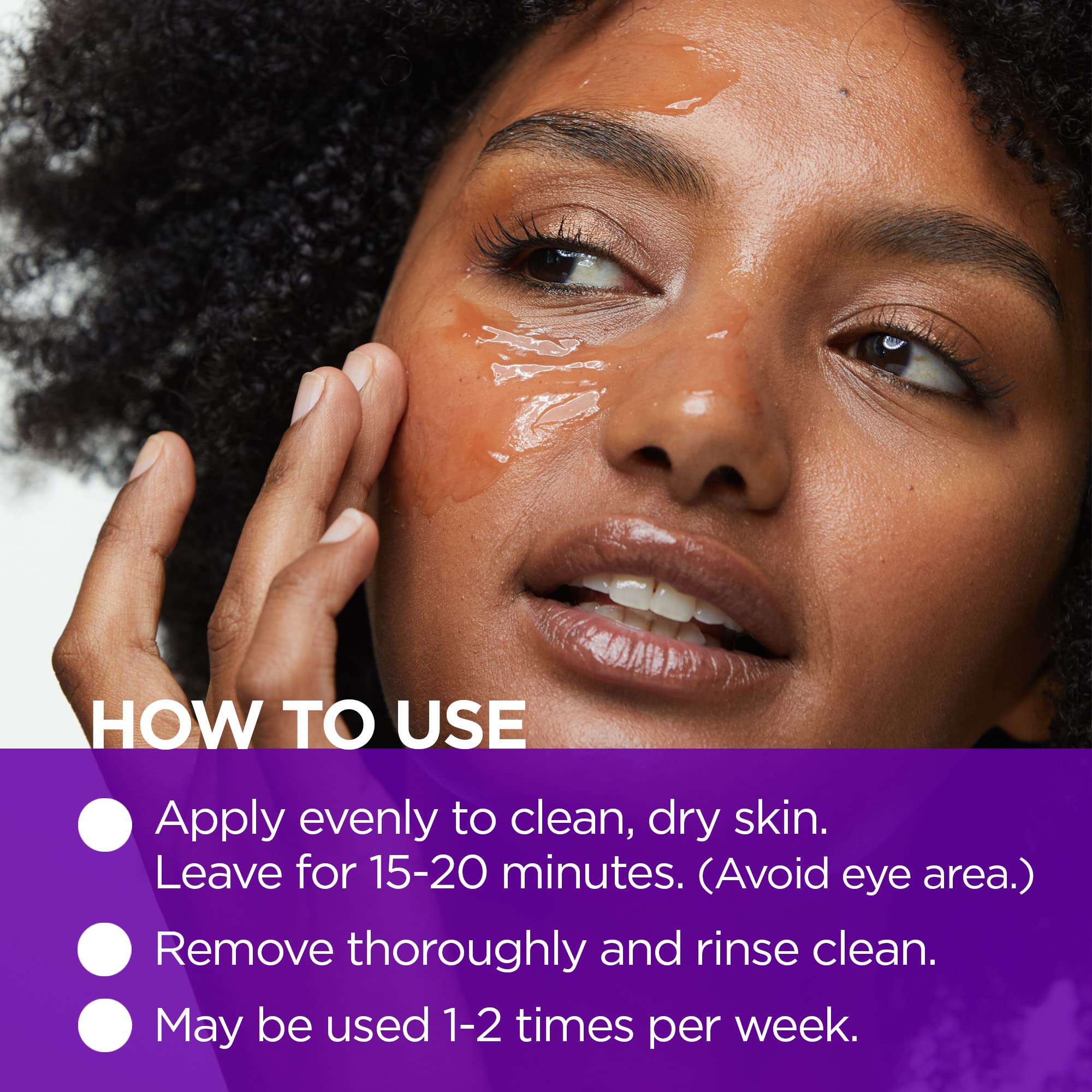 Andalou Naturals after rinse with visible glow and smooth skin texture.