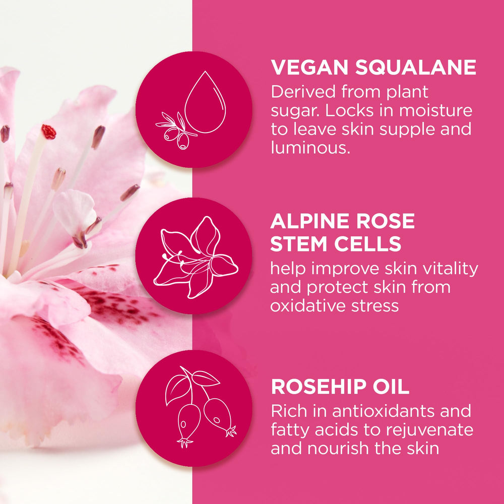 Andalou Naturals pomegranate seeds scene suggesting gentle exfoliation