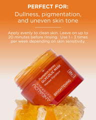 Andalou Naturals Pumpkin Honey Glycolic Mask ingredients pumpkin highlight glow.