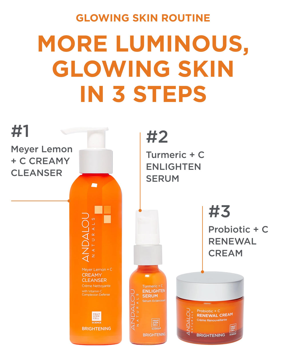 Andalou Naturals fruit stem cell complex close-up highlights innovative ingredients.