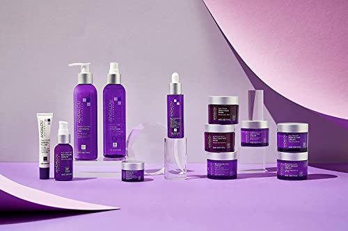 Andalou Naturals Goji Peptide Perfecting Cream being applied to face and neck