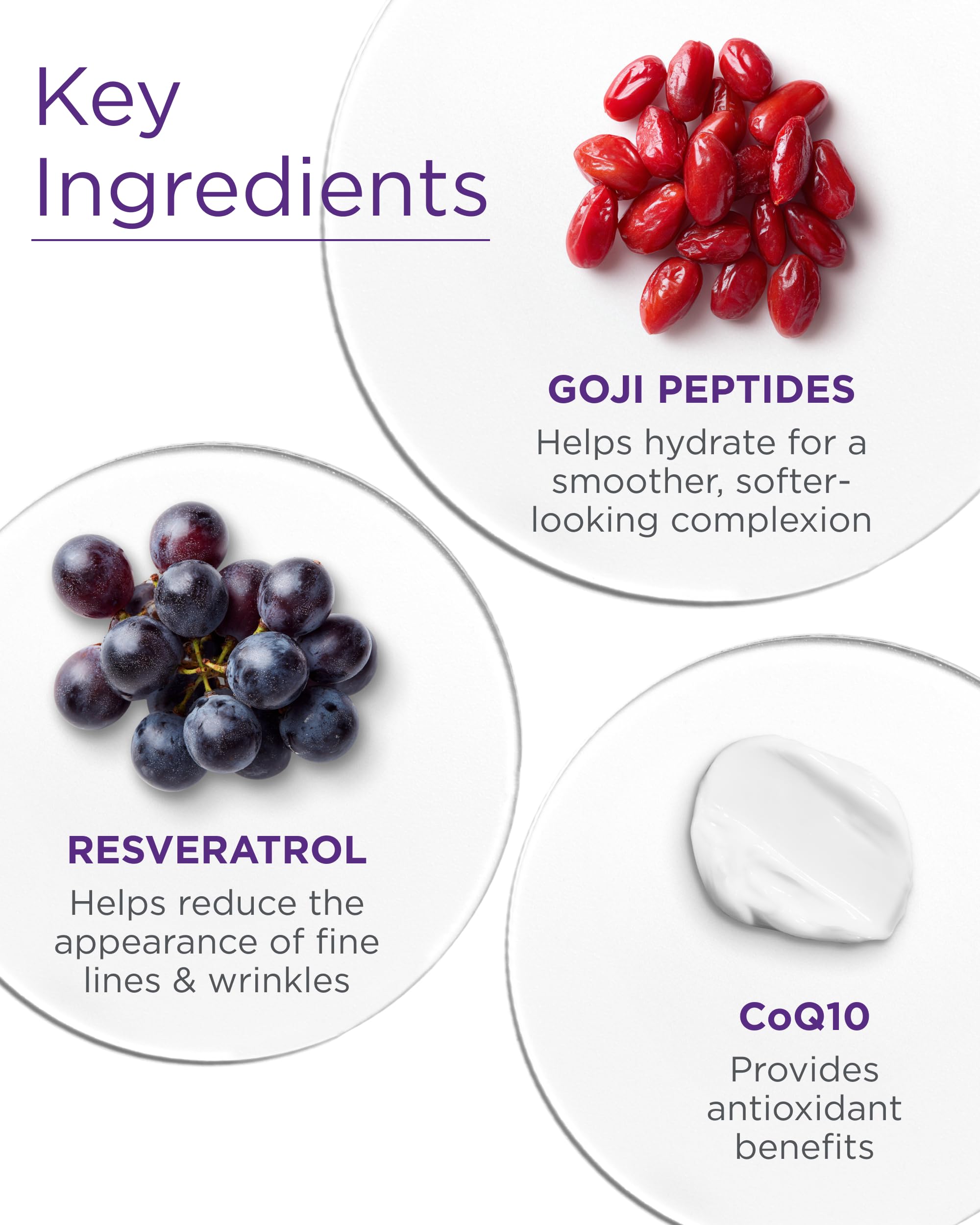 Andalou Naturals Goji Peptide Perfecting Cream goji glycopeptides hydration close-up