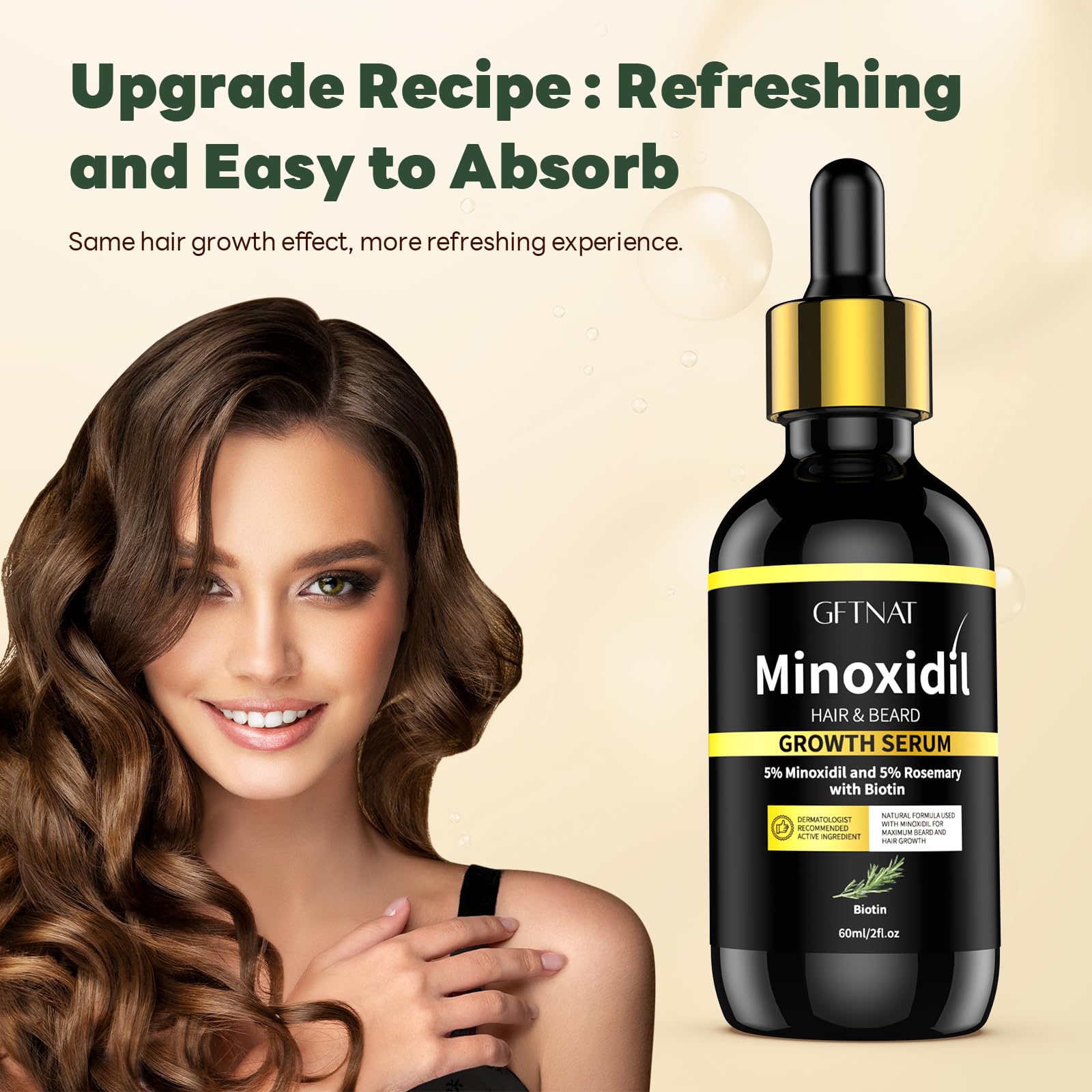 Andelusita refreshing non-greasy formula bottle conveys lightweight feel.