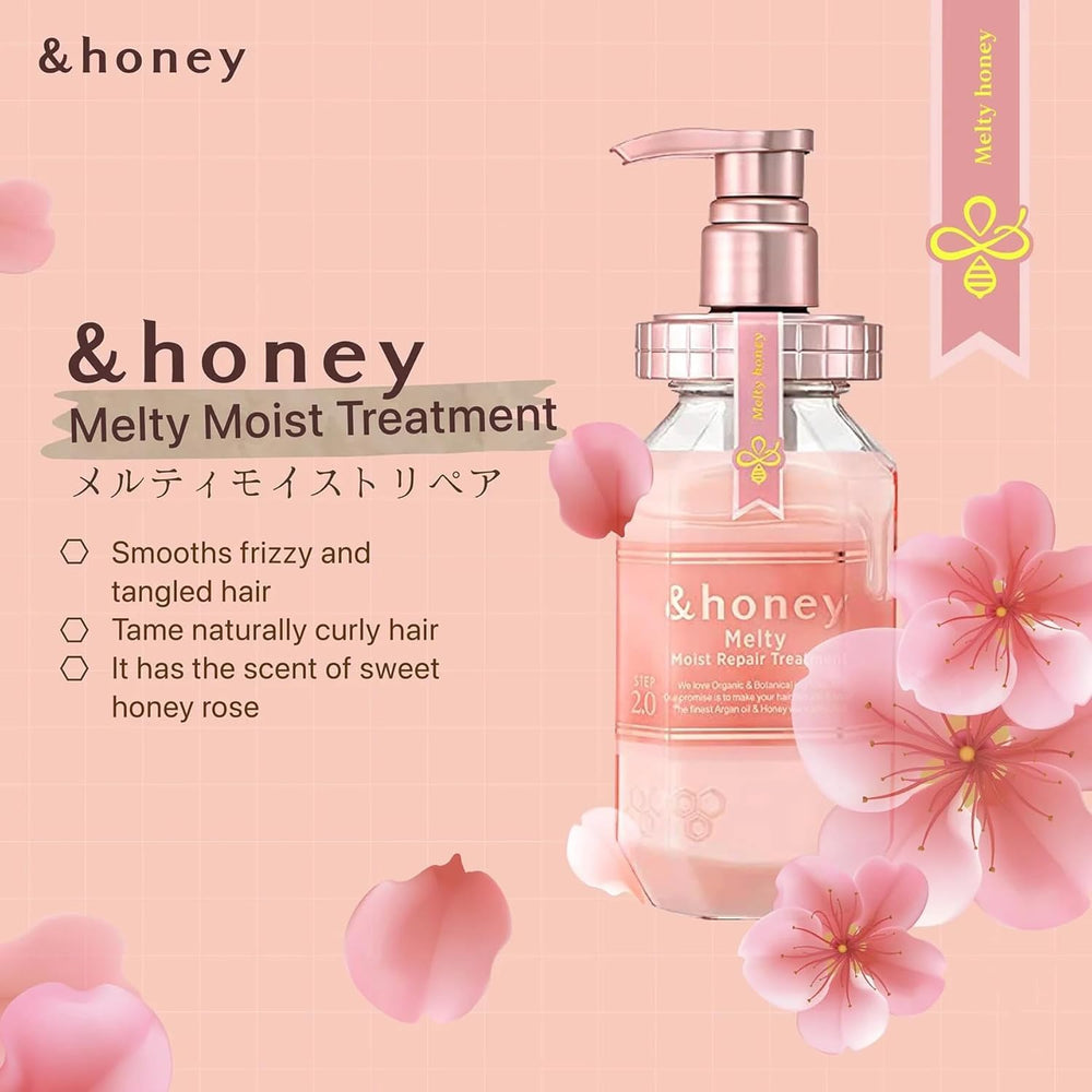&honey Melty Moist set includes free hair tie with glossy packaging.