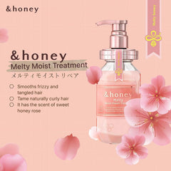 andhoney Melty Moist Repair Set with hair tie shows complete care on busy mornings