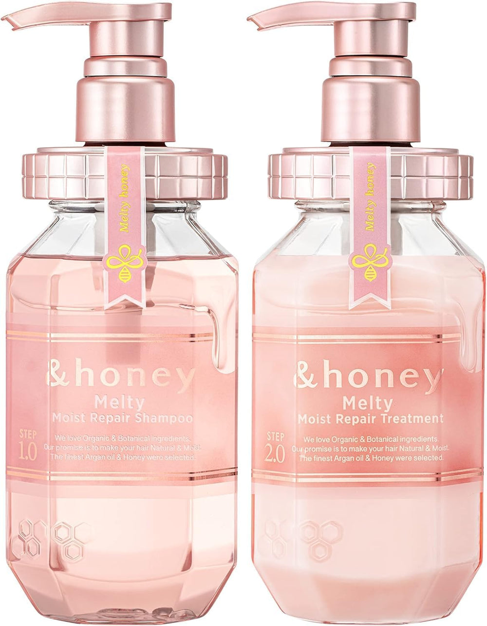 andhoney Melty Moist Repair Shampoo bottle pour showcases deep hydration for daily care