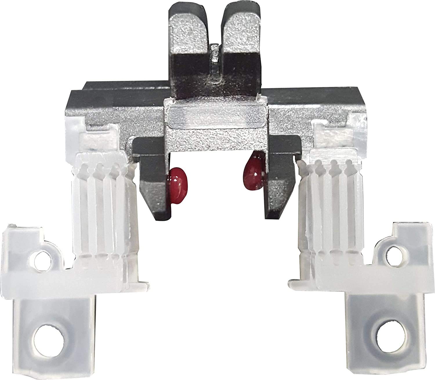Andis blade drive assembly closeup demonstrates precise alignment for easy servicing.