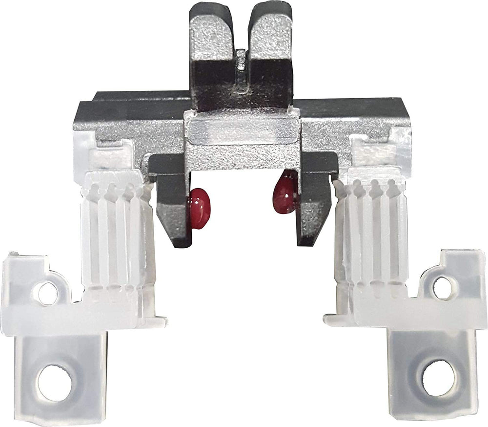 Andis blade drive assembly closeup demonstrates precise alignment for easy servicing.
