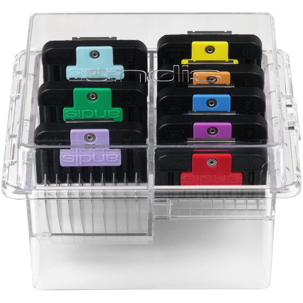 Andis lifting combs feature durable stainless-steel teeth for long-lasting trimming.