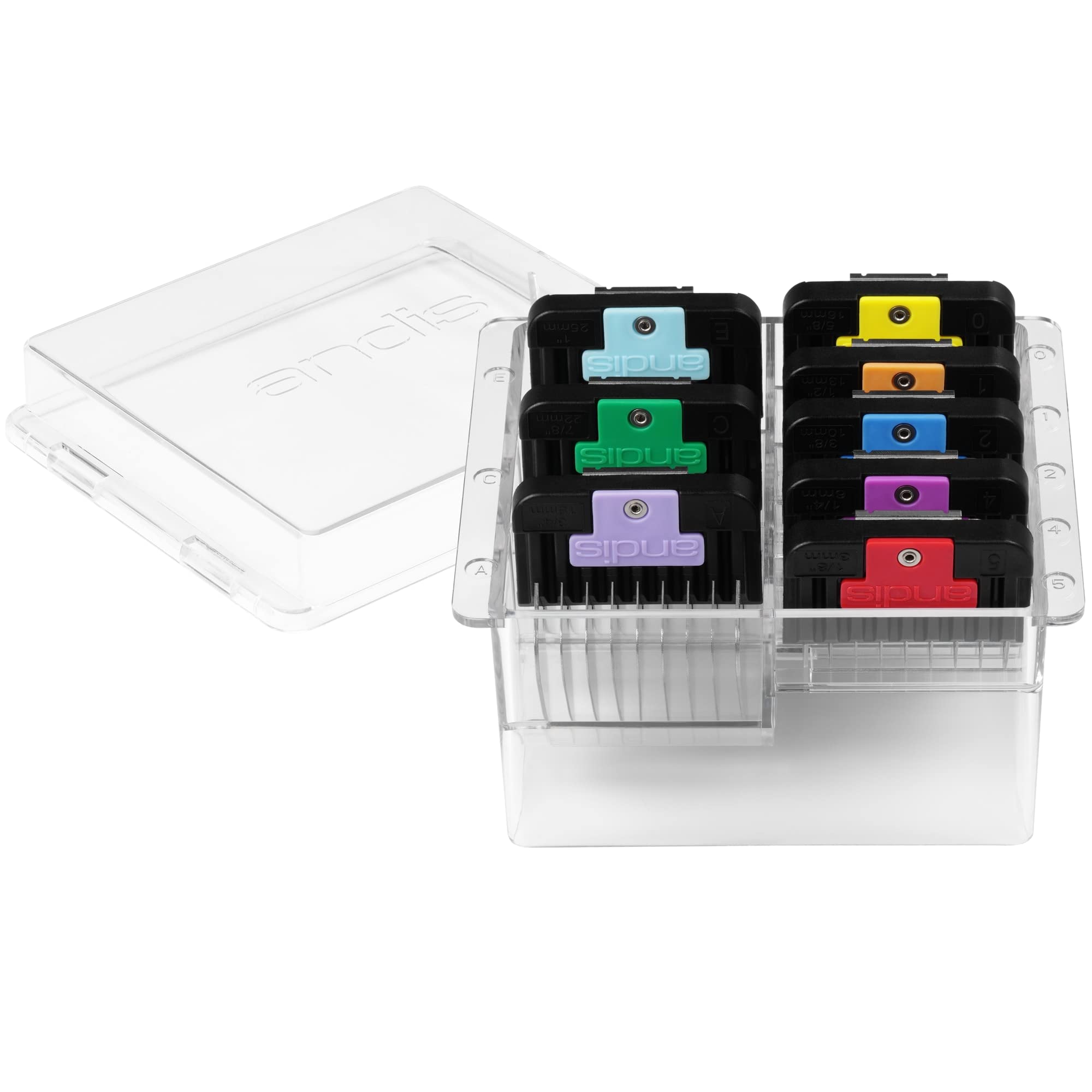 Andis lifting combs secure-clip-fit minimizes slipping during trimming.