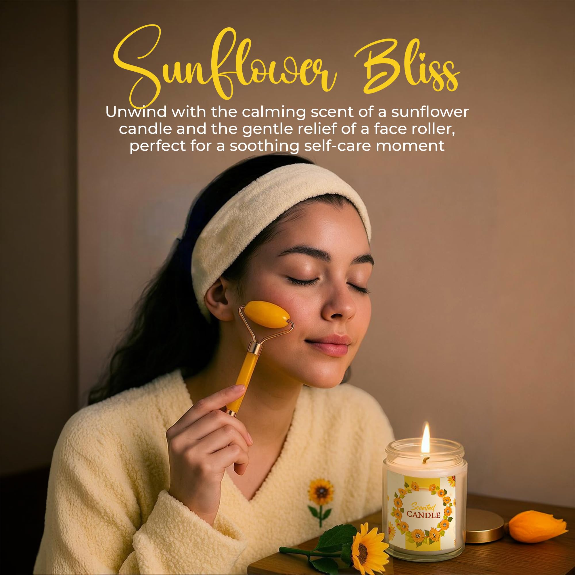 Andlane Sunflower Cozy Socks for warm in-home comfort