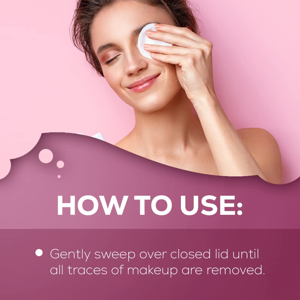 Andrea Eye Q's pack illustrates suitability for sensitive skin users.