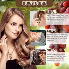 Texture on hand of Andreyt Raw Batana Oil highlighting rich consistency for application.
