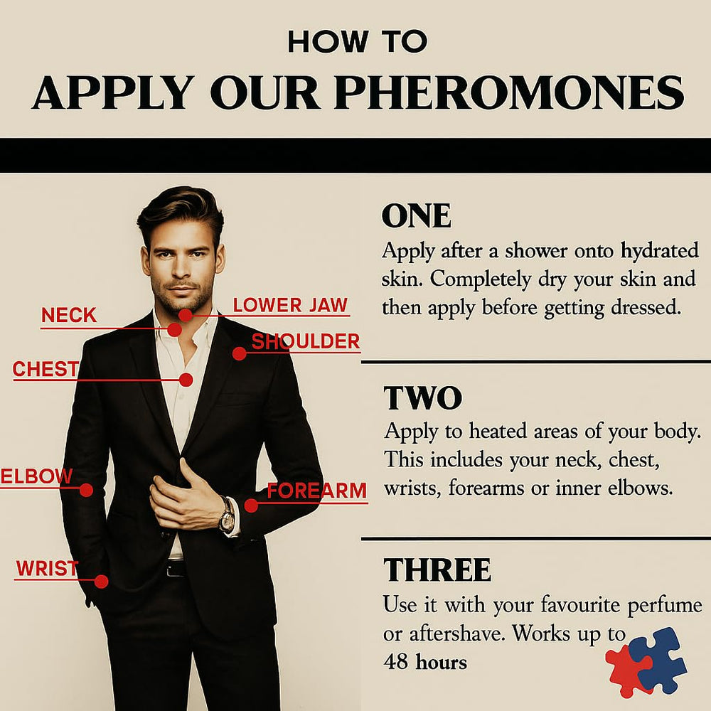 Androstenonum premium pheromone cologne with musk and sandalwood notes.