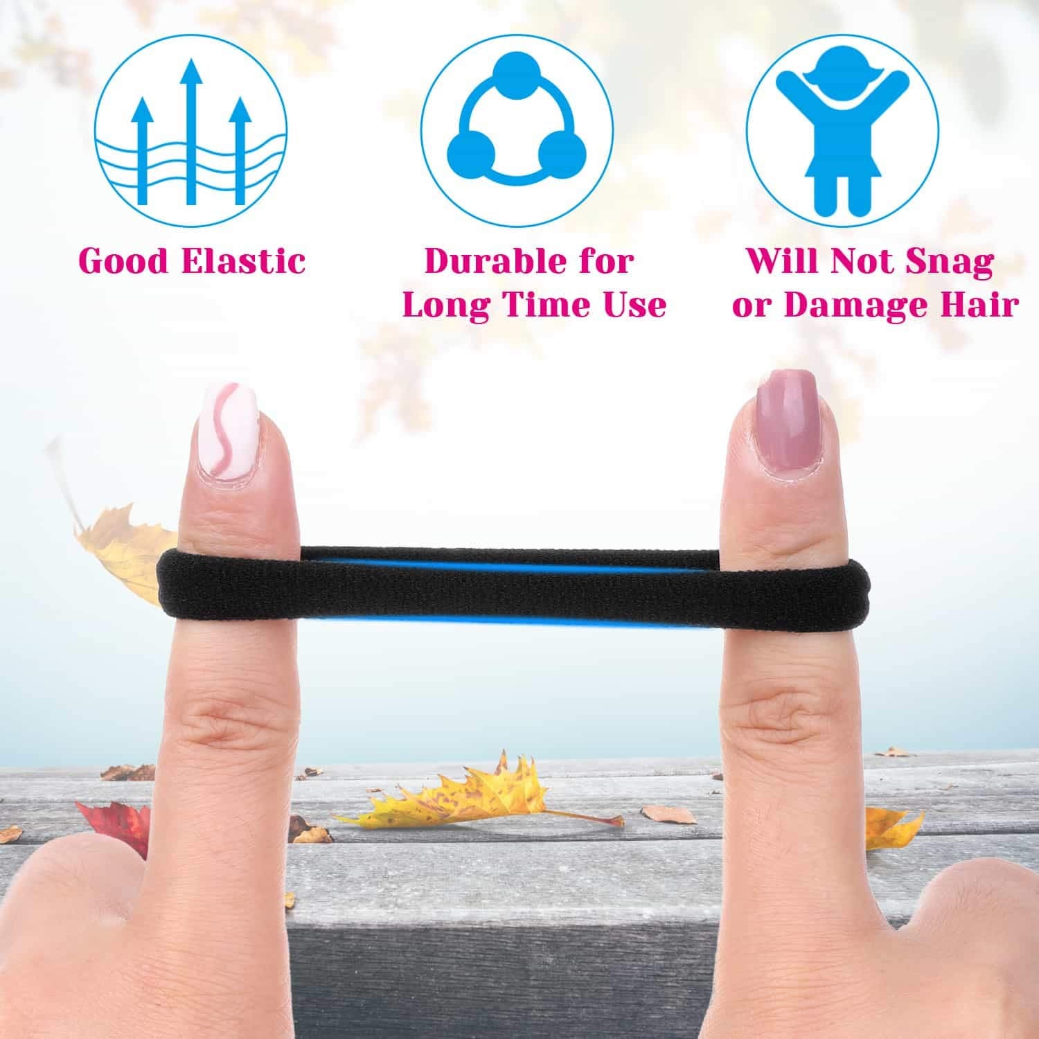 Anezus hair ties secure hold without snagging