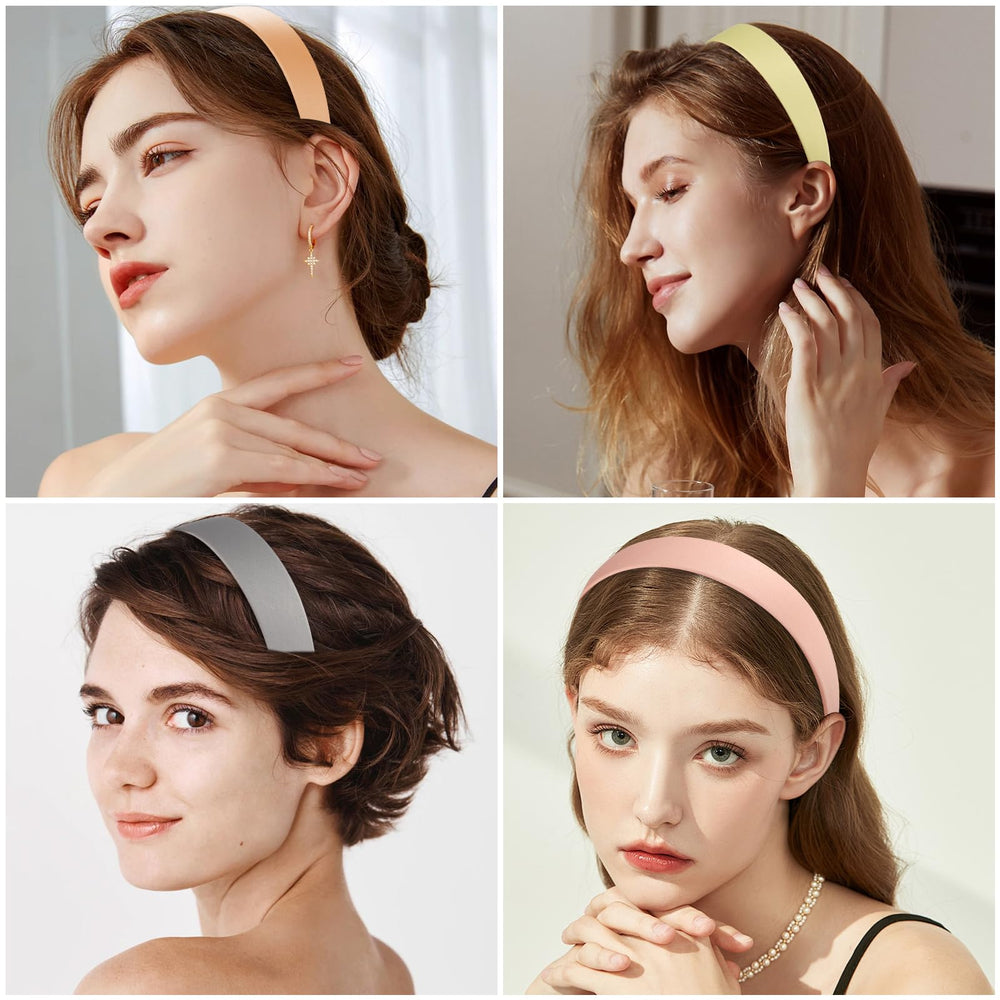 Anezus women headband, 1-inch width for simple outfits.