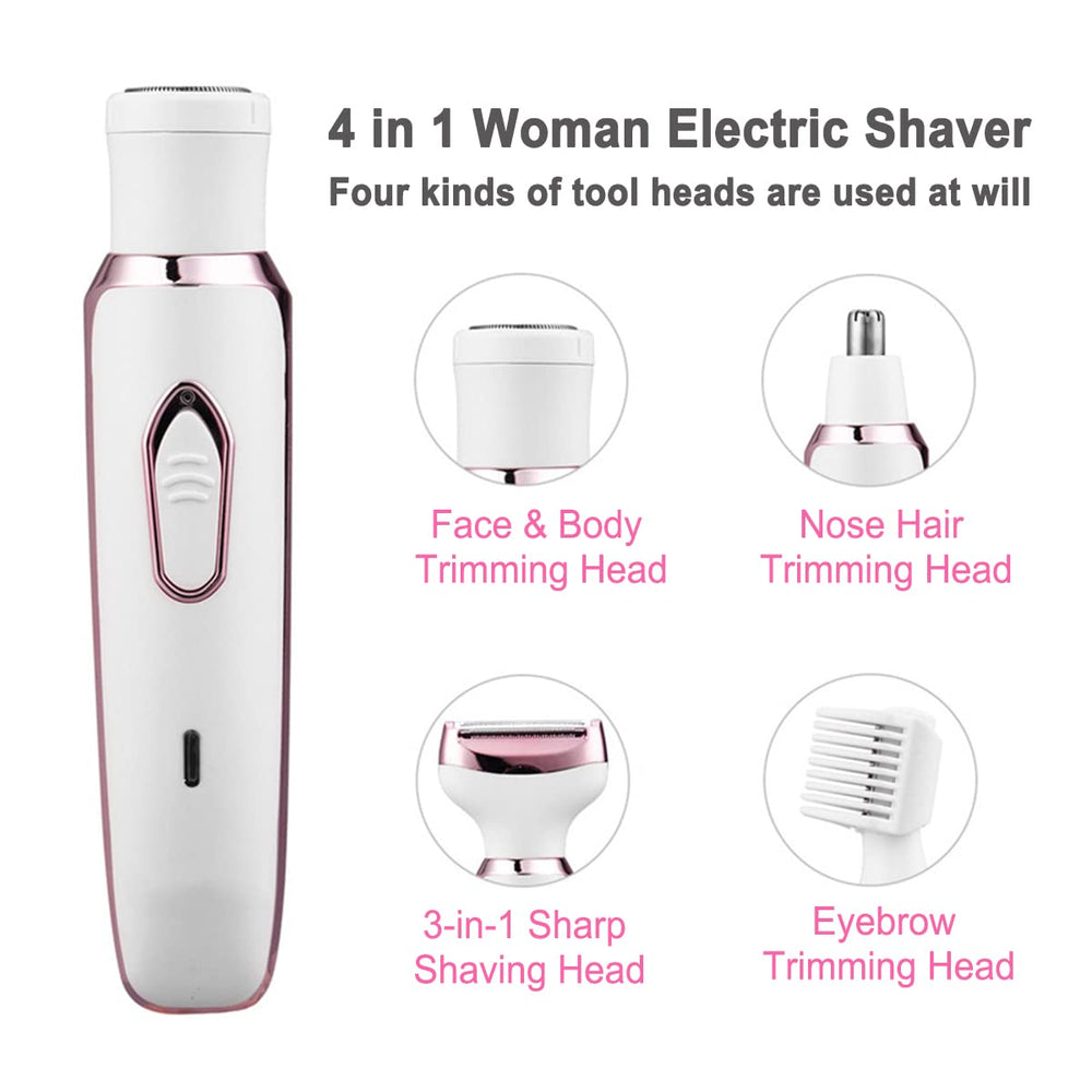 ANFOOS eyebrow shaver attachment enables precise brow shaping.