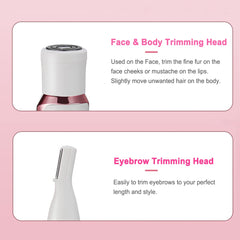 ANFOOS face shaving head delivers gentle facial hair removal.