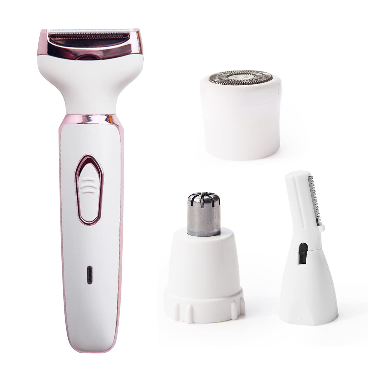 ANFOOS nose trimmer attachment for precise nose grooming.