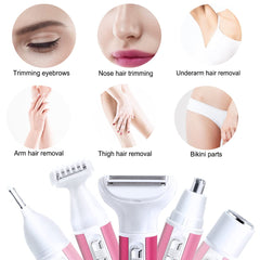ANFOOS small-area shaver for precise detailing on brows and delicate zones.
