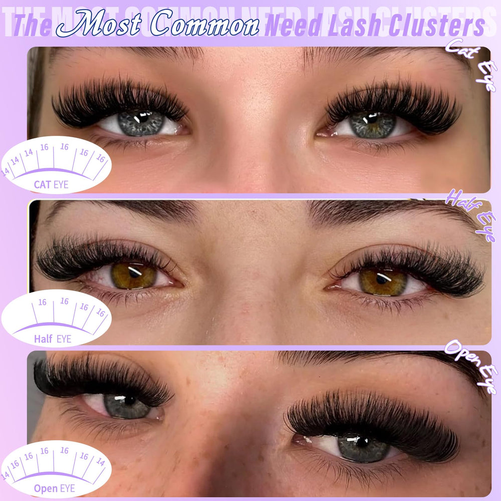 Anforlin lash clusters refill pack for quick touch-ups and repairs.