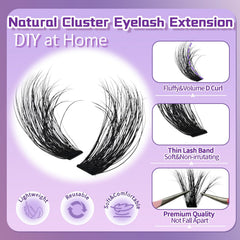 Anforlin soft plant-fiber lashes feel comfortable with lasting shape.