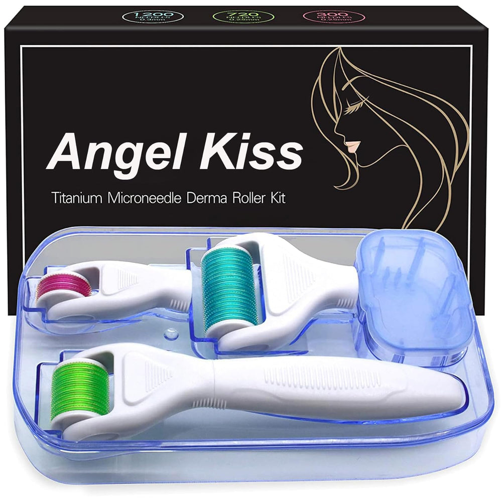 Angel Kiss gift-set visual communicates a thoughtful gift for skincare enthusiasts.