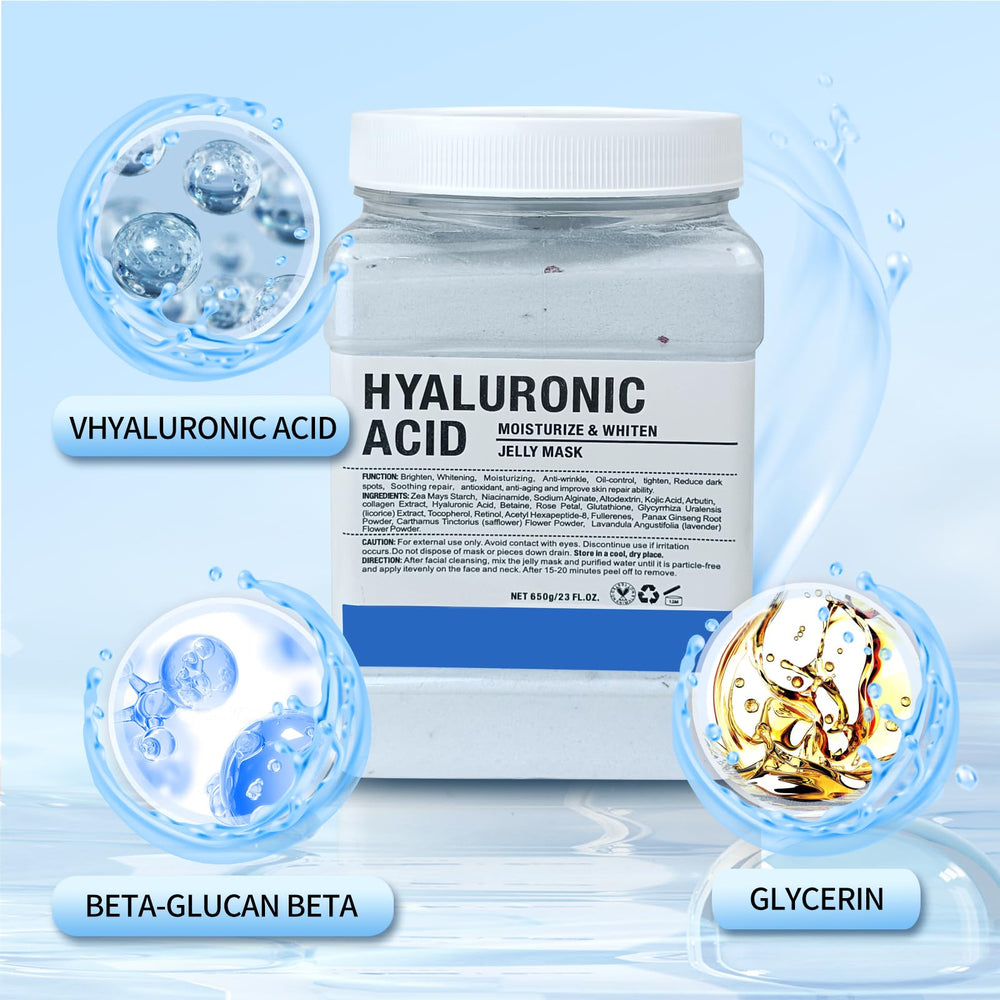 Angeland Jelly Mask with hyaluronic acid and rose extracts close-up for moist, balanced skin.