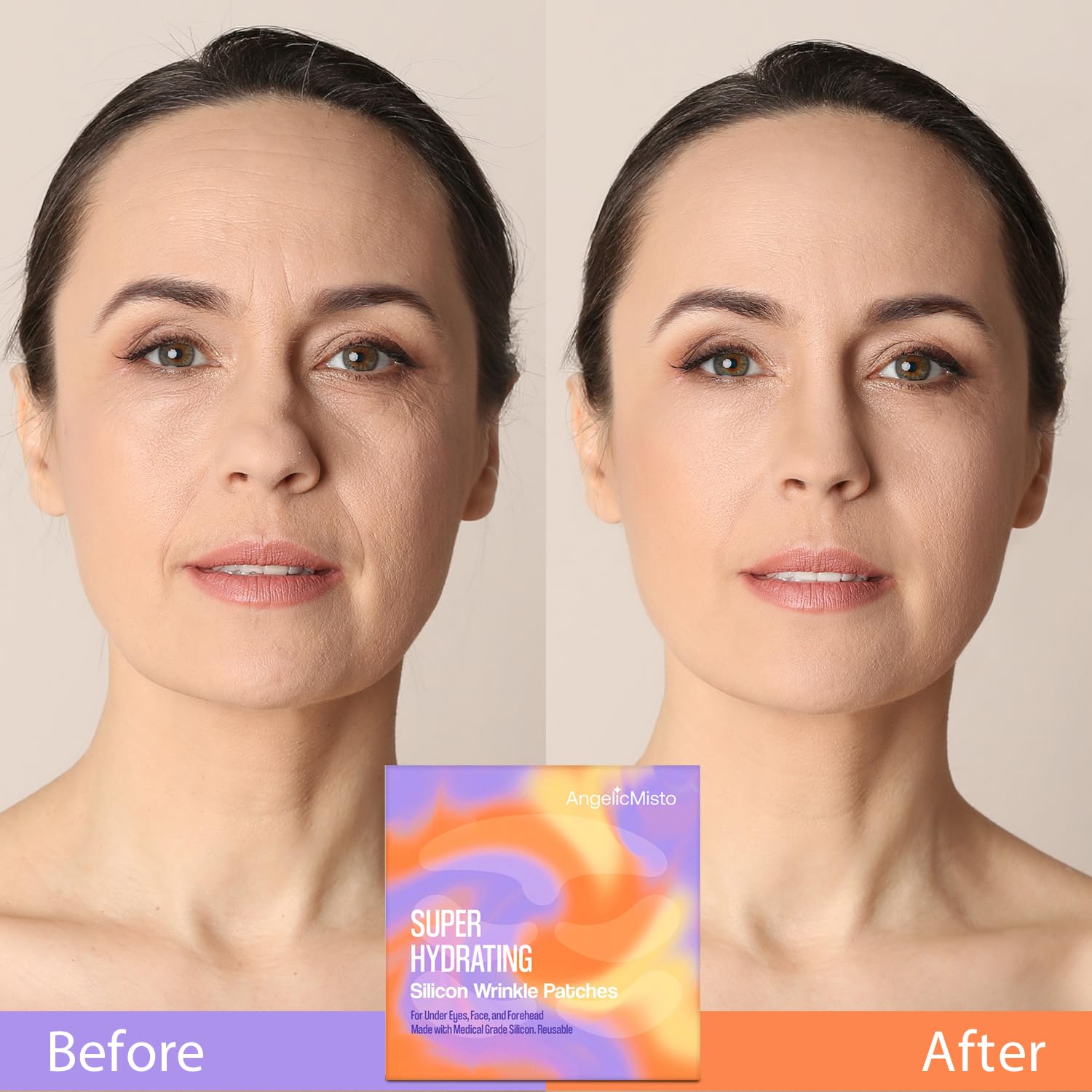 AngelicMisto face patches close-up for targeted care of fine lines
