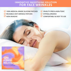 AngelicMisto forehead patches shown for discreet wear and potential smoothing