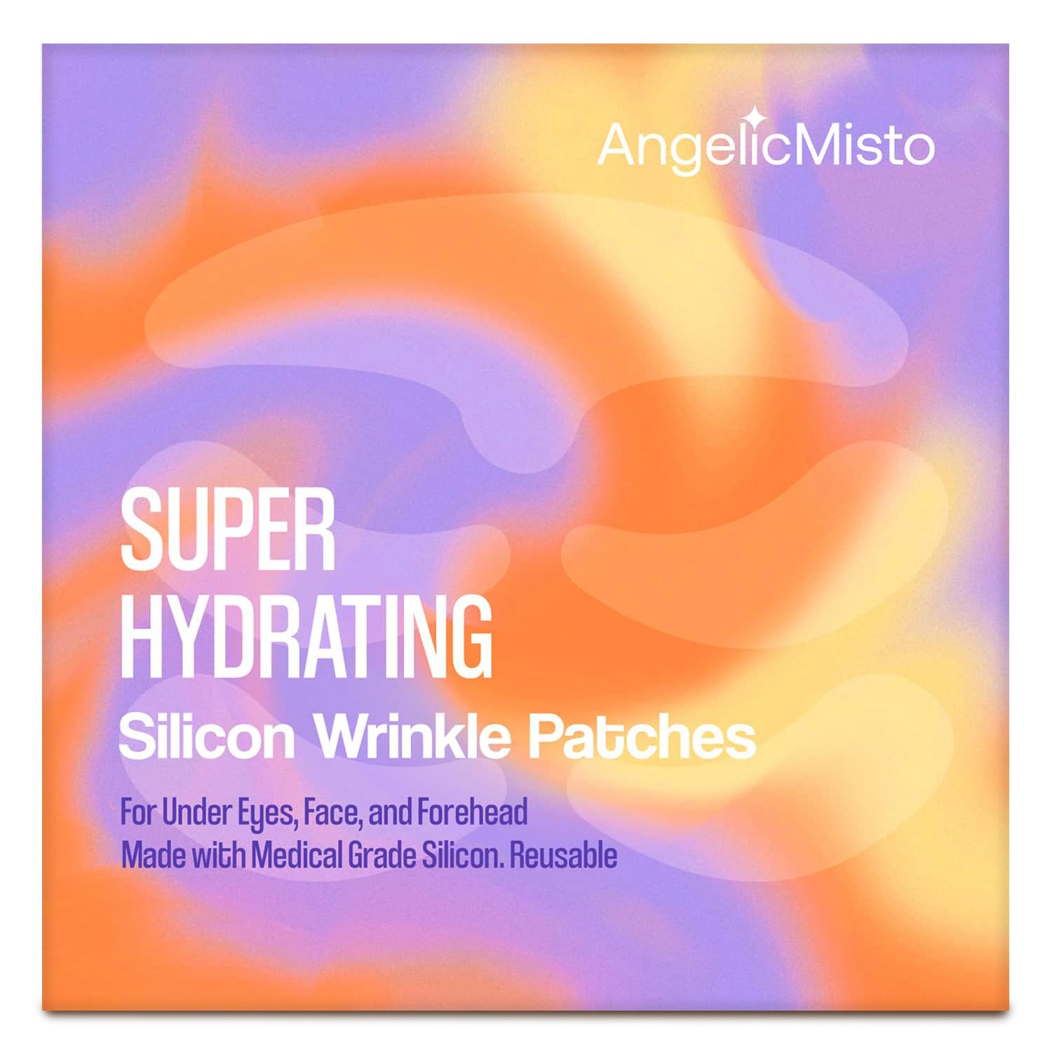 AngelicMisto under-eye patches in use for smoother appearance and hydration