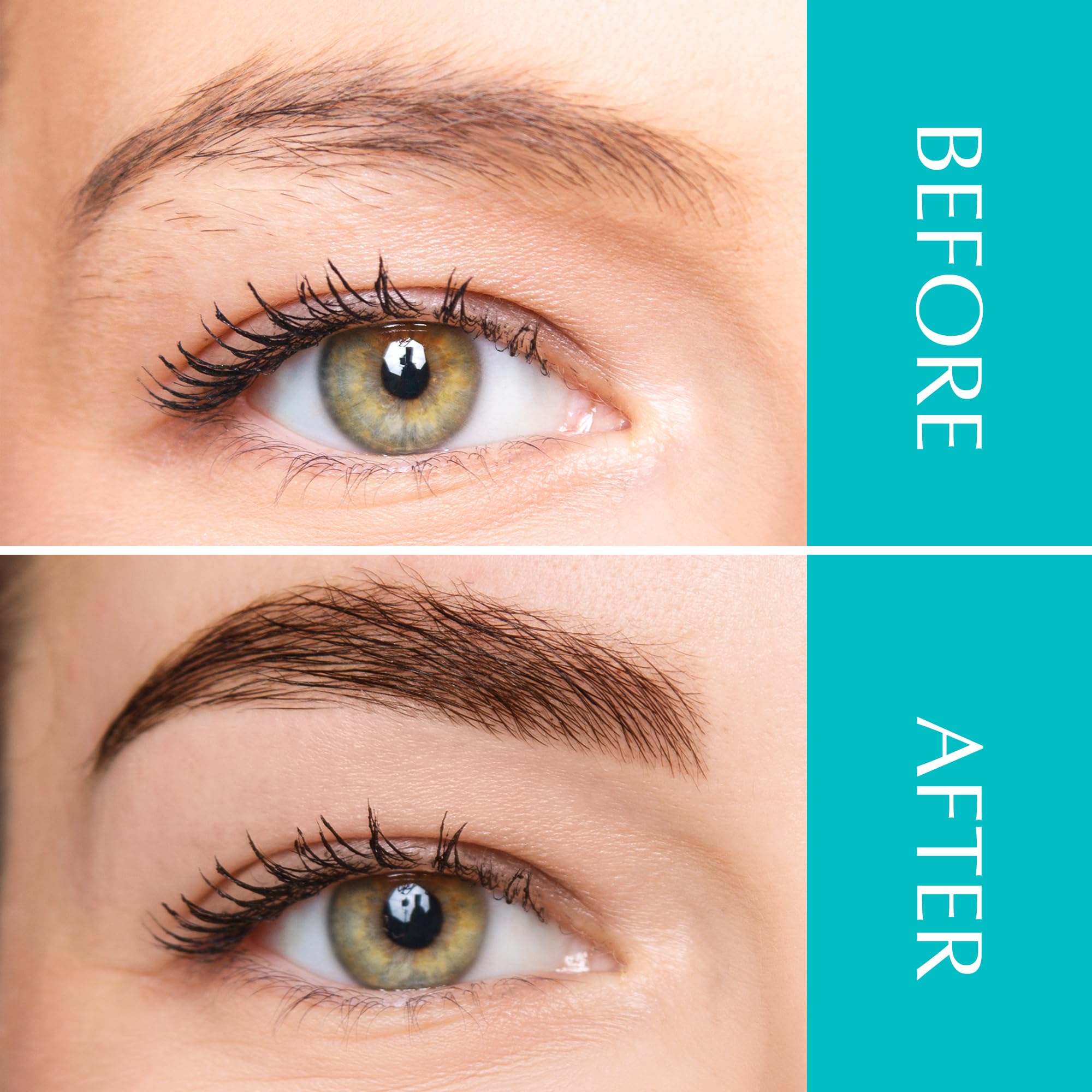 Angeline daily routine shot shows simple morning application for healthier brows.